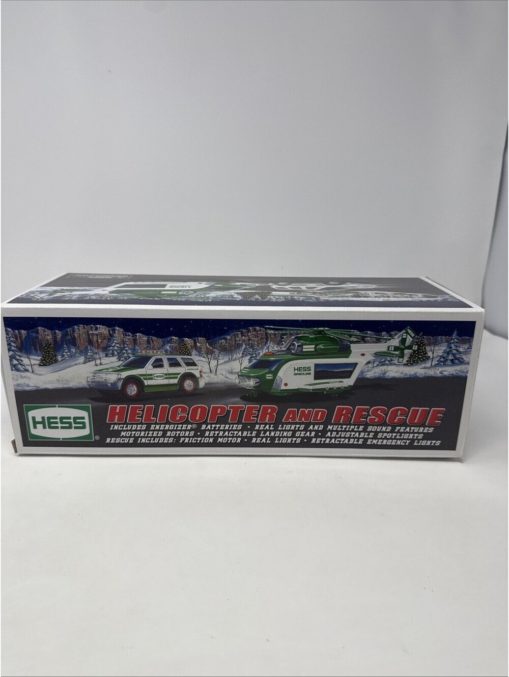 New In Box Hess Toy Helicopter And Rescue Truck - 2012